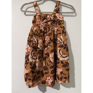Janie and Jack butterfly floral print sundress 6